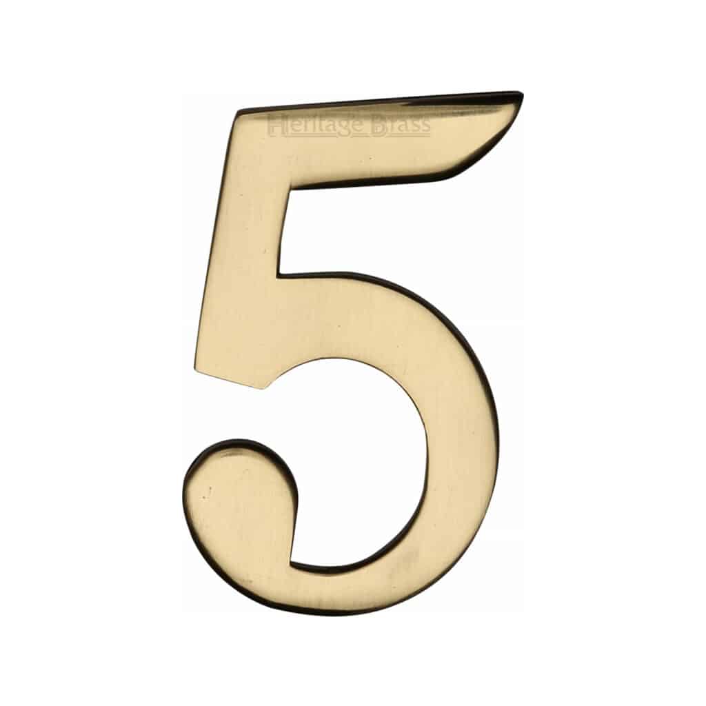 Heritage Brass Numeral 9 Self Adhesive 51mm (2") Polished Chrome finish 1