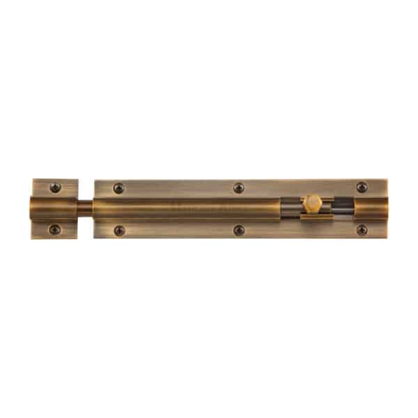 Heritage Brass Door Bolt Necked 6" x 1.5" Matt Bronze finish 1