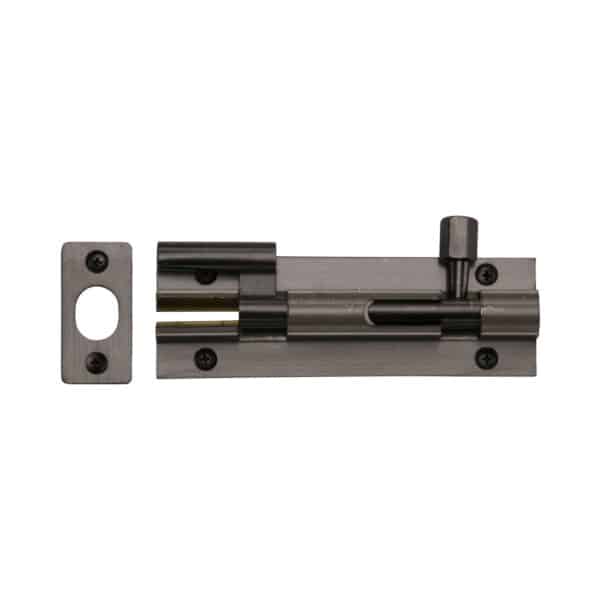 Heritage Brass Door Bolt Flat 8" Polished Nickel finish 1