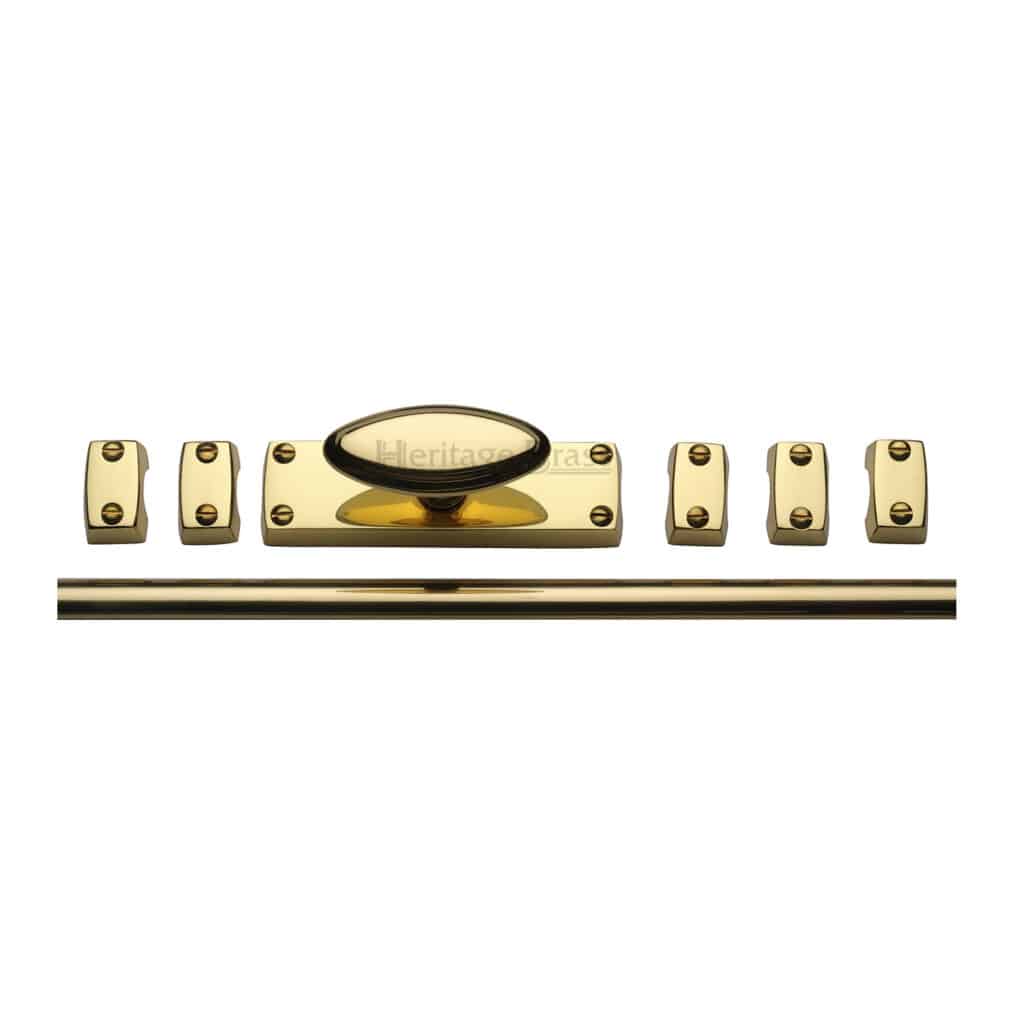 Heritage Brass Cabinet Pull D Shaped 203mm CTC Satin Nickel Finish 1