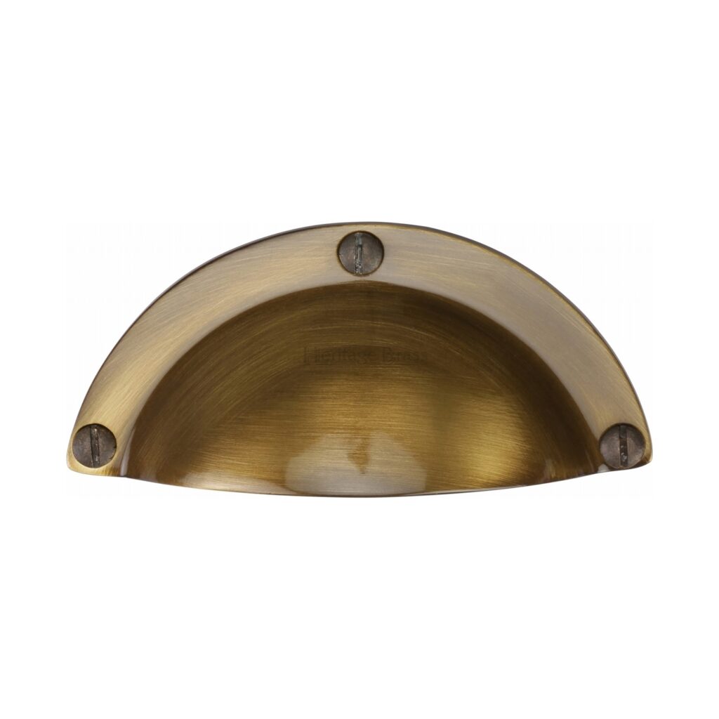 Flush Pull Handle 6" Polished Brass finish 1