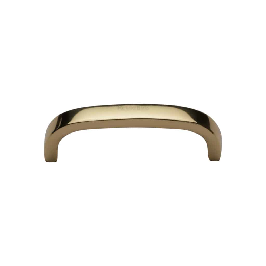 Rectangular Flush Pull 175 x 58mm Satin Brass finish 1