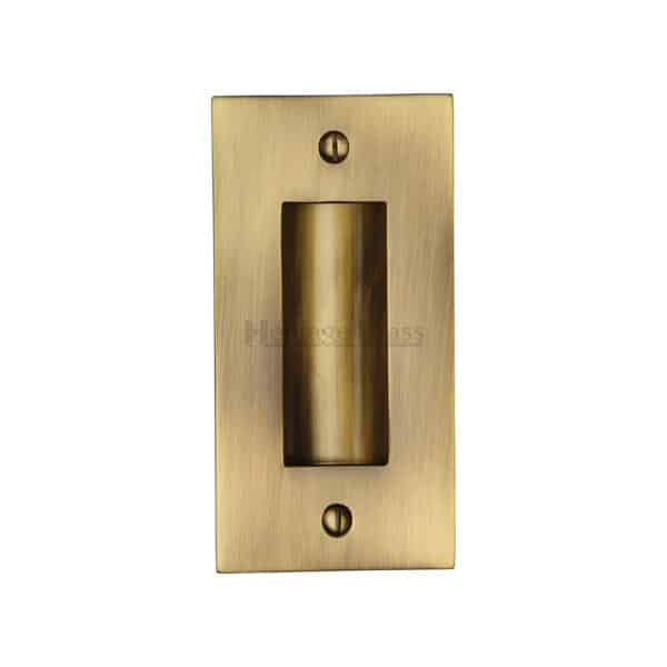 Rectangular Flush Pull 300 x 58mm Polished Nickel finish 1