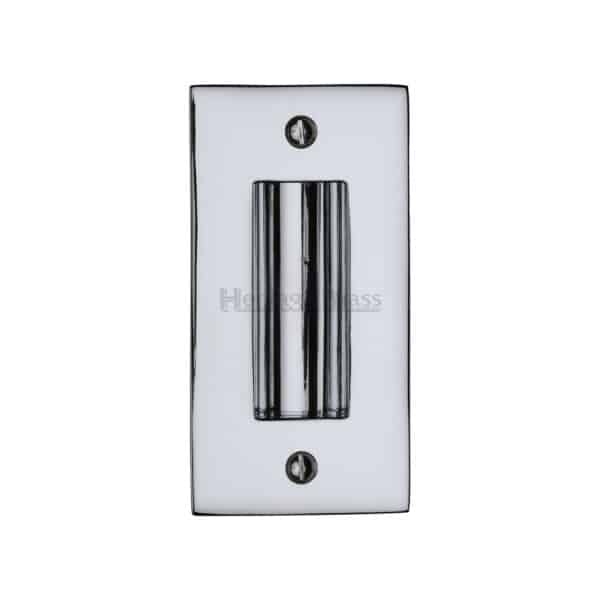 Rectangular Flush Pull 300 x 58mm Satin Nickel finish 1