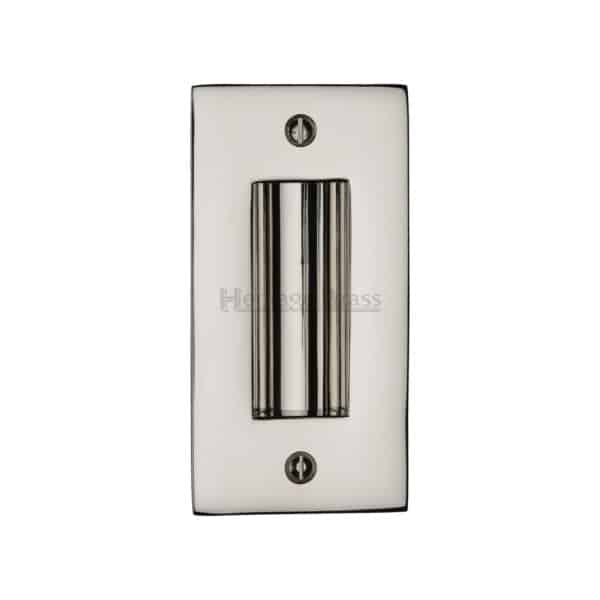 Square Flush Pull 63.5 x 63.5mm Antique Brass finish 1