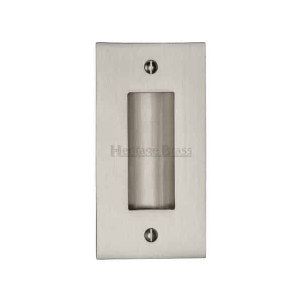 Square Flush Pull 63.5 x 63.5mm Polished Chrome finish 1