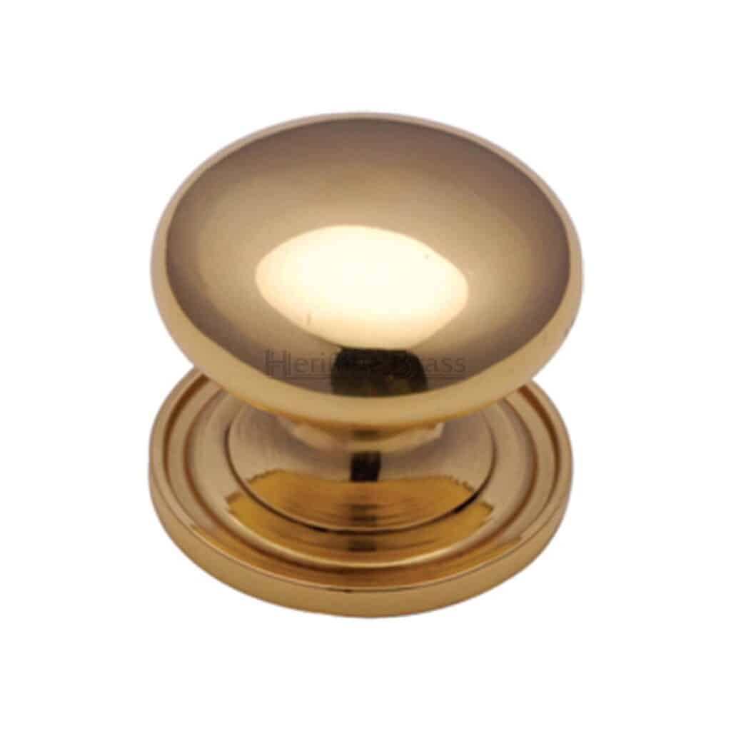 Heritage Brass Cabinet Pull Colonial Design 96mm CTC Polished Brass Finish 1