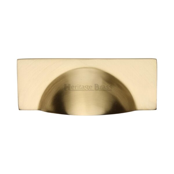 Heritage Brass Cabinet Knob Rectangular Design 47mm Antique Brass finish 1