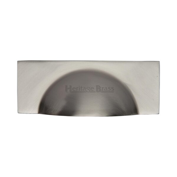 Heritage Brass Cabinet Knob Rectangular Design 47mm Polished Brass finish 1