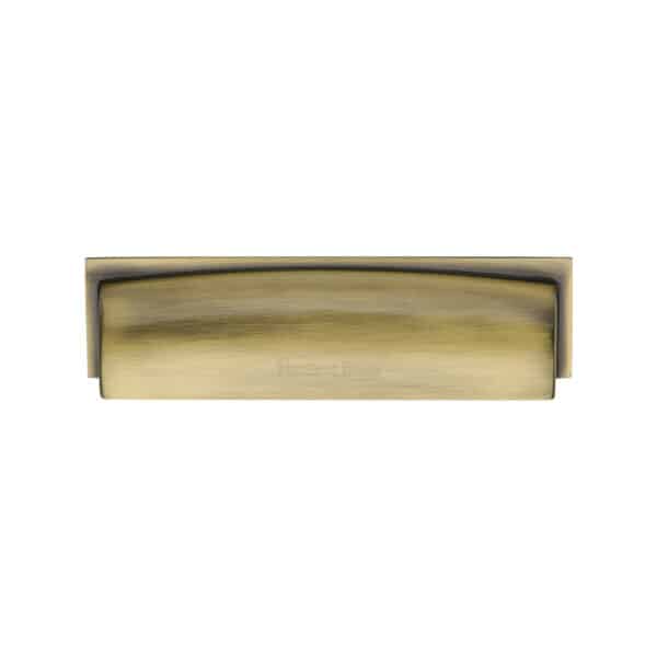 Heritage Brass Cabinet Knob Rectangular Hammered Design 41mm Polished Nickel finish 1