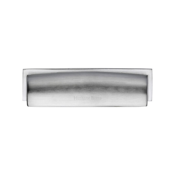 Heritage Brass Cabinet Knob Rectangular Hammered Design 47mm Polished Brass finish 1