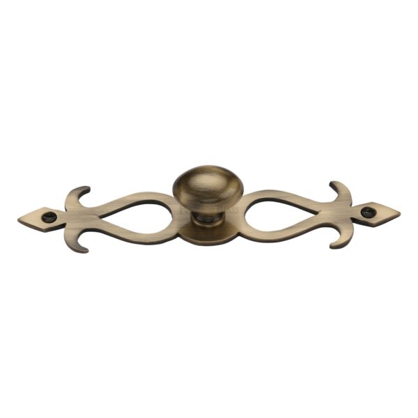 Heritage Brass Cabinet Knob Round Stepped Design 32mm Matt Bronze finish 1