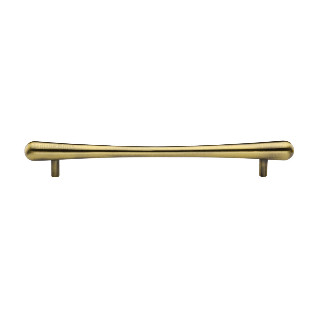 Heritage Brass Cabinet Knob Square Stepped Design 32mm Satin Brass finish 1