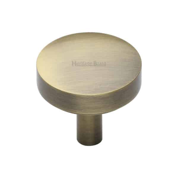 Heritage Brass Cabinet Knob Disc Design 38mm Polished Chrome finish 1