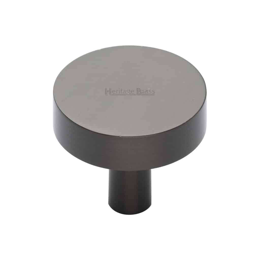 Heritage Brass Cabinet Knob Domed Design 38mm Polished Nickel finish 1