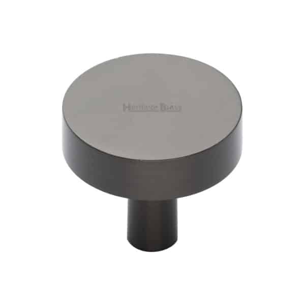 Heritage Brass Cabinet Knob Domed Design 38mm Polished Nickel finish 1