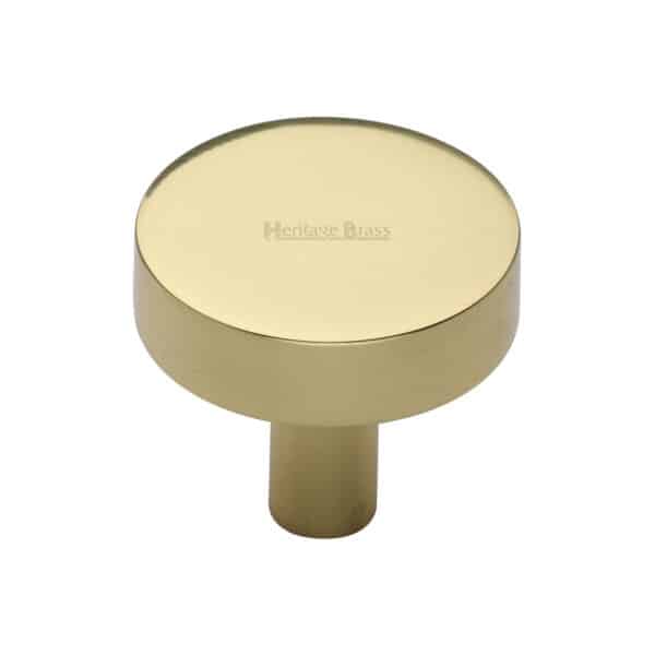 Heritage Brass Cabinet Knob Domed Design 38mm Satin Brass finish 1