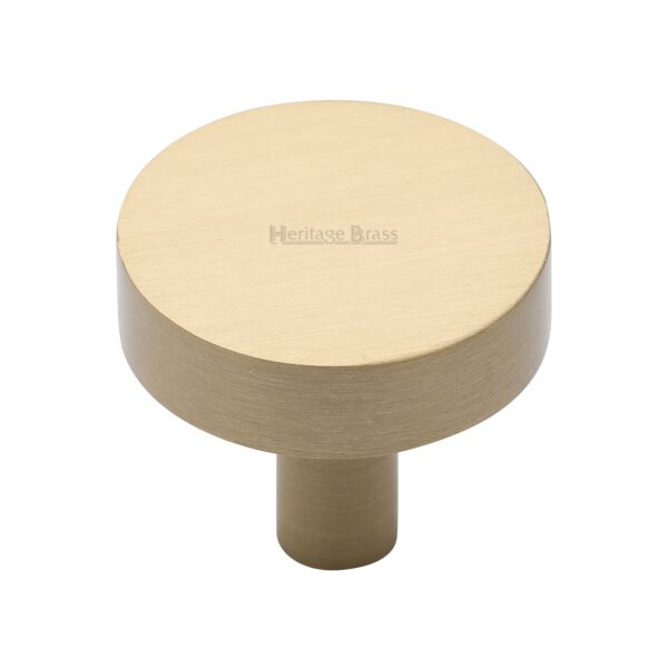 Heritage Brass Cabinet Knob Stepped Disc Design 32mm Matt Bronze finish 1