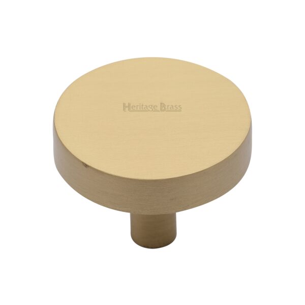 Heritage Brass Cabinet Knob Stepped Disc Design 38mm Matt Bronze finish 1