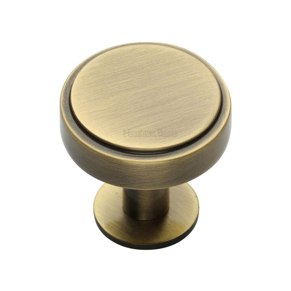 Heritage Brass Cabinet Pull Square Vintage Design 101mm CTC Satin Nickel Finish 1