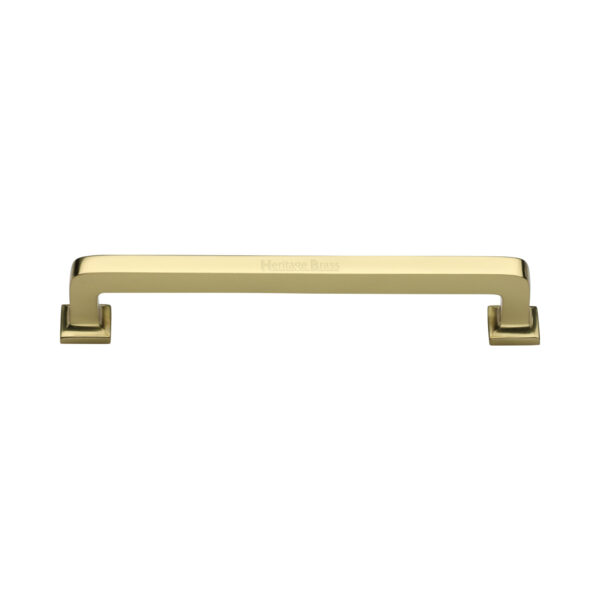 Heritage Brass Cabinet Knob Round Edge Design 32mm Polished Brass finish 1