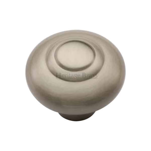 Heritage Brass Cabinet Knob Plinth Square Design with base 25mm Antique Brass finish 1