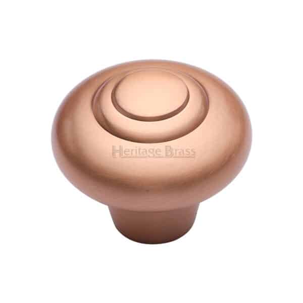 Heritage Brass Cabinet Knob Plinth Square Design with base 25mm Matt Bronze finish 1