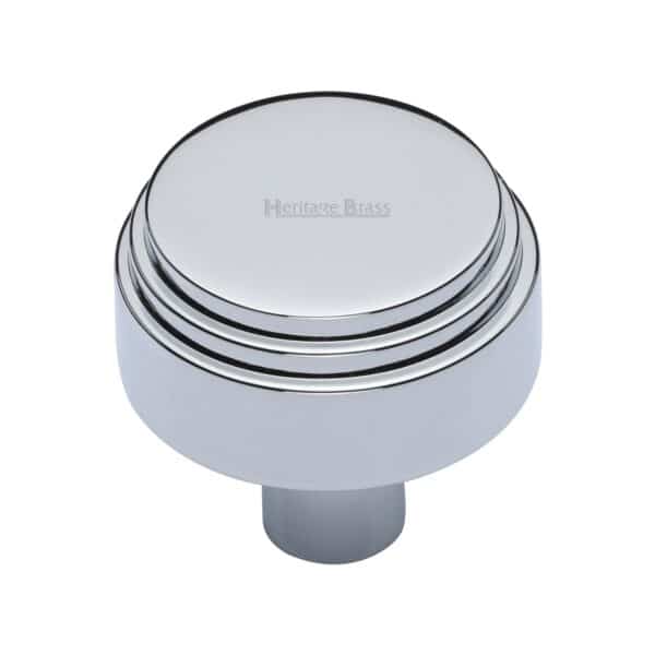 Heritage Brass Cabinet Knob Plinth Square Design with base 25mm Satin Nickel finish 1