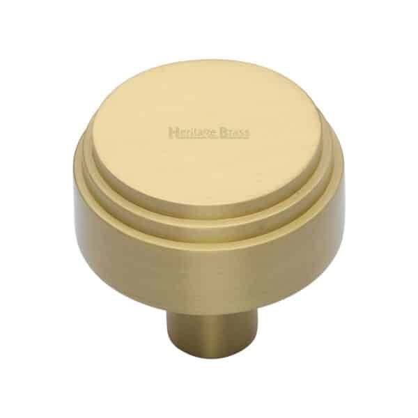 Heritage Brass Cabinet Knob Plinth Square Design with base 35mm Matt Bronze finish 1