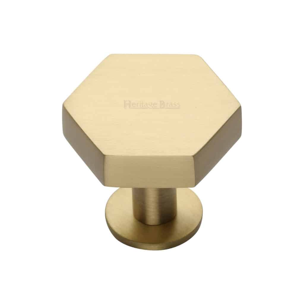 Heritage Brass Cabinet Knob Stepped T-Bar Design 45mm Matt Bronze finish 1