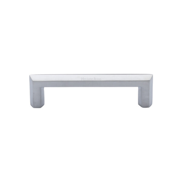 Heritage Brass Cabinet Pull Hammered Wide Metro Design 128mm CTC Matt Bronze Finish 1