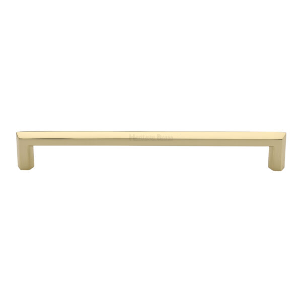 Heritage Brass Cabinet Pull Hammered Wide Metro Design 160mm CTC Satin Brass Finish 1