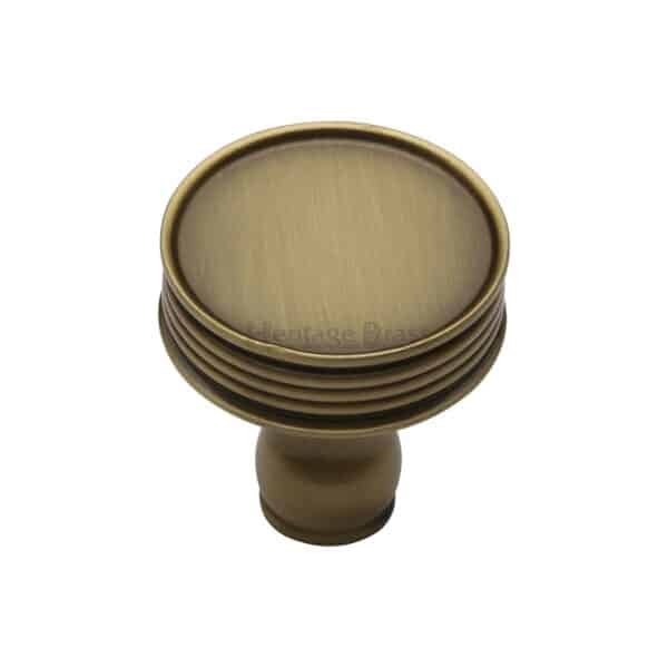 Heritage Brass Round Drop Pull 63mm Antique Brass finish 1