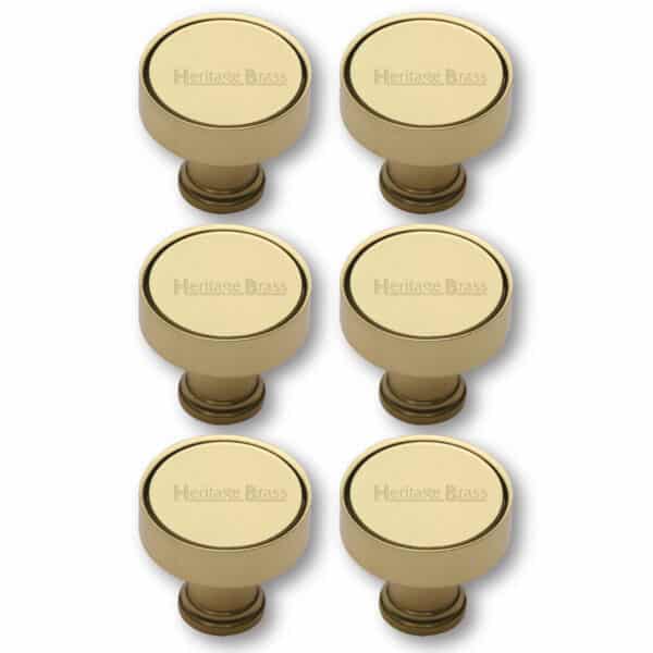 Heritage Brass Round Drop Pull 50mm Satin Brass finish 1