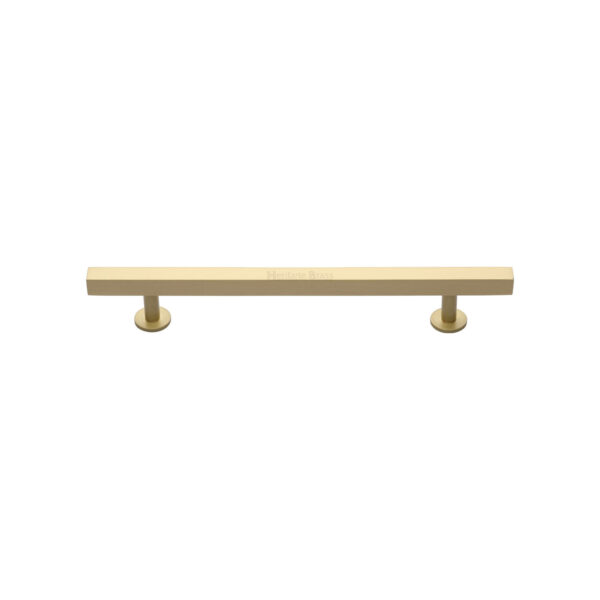 Heritage Brass Cabinet Pull Durham Design 128mm CTC Polished Brass Finish 1