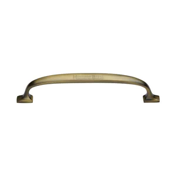 Heritage Brass Door Handle Lever Latch Centaur Design Apollo Finish 1