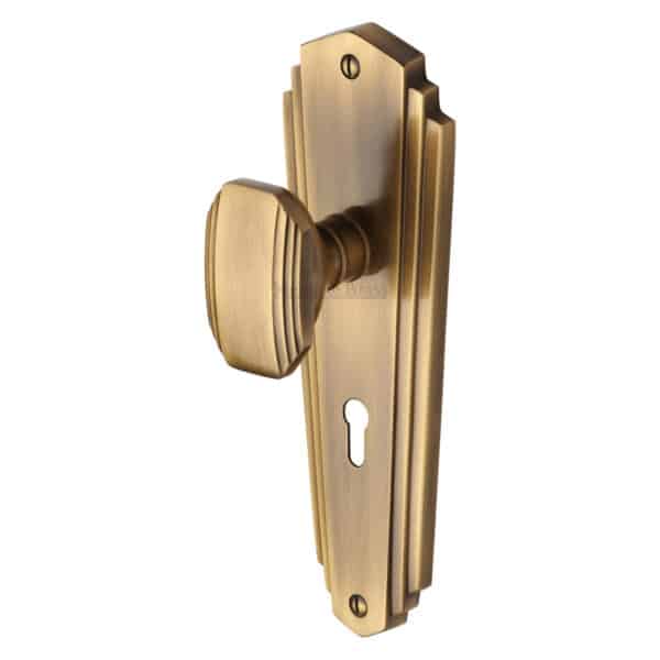 Heritage Brass Euro Profile Cylinder Escutcheon Polished Nickel finish 1