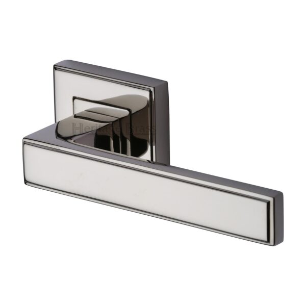 Heritage Brass EP Edge Pull Cabinet Handle 100mm Satin Nickel finish 1