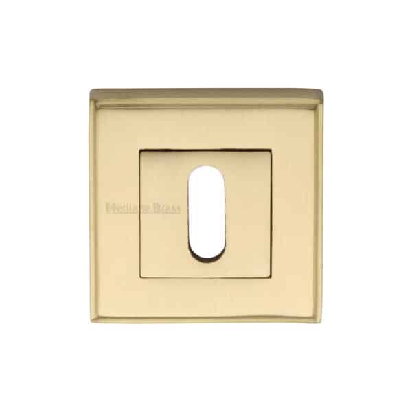 Heritage Brass EP Edge Pull Cabinet Handle 200mm Satin Brass finish 1