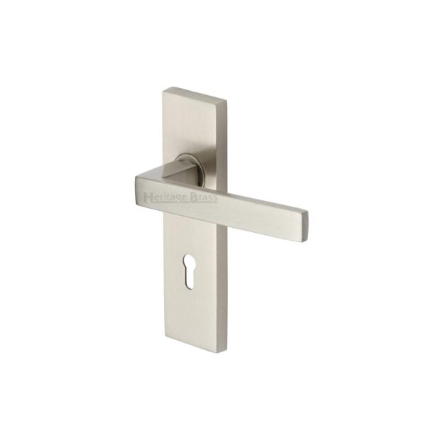 Heritage Brass EPR Edge Pull Cabinet Handle 100mm Satin Brass finish 1