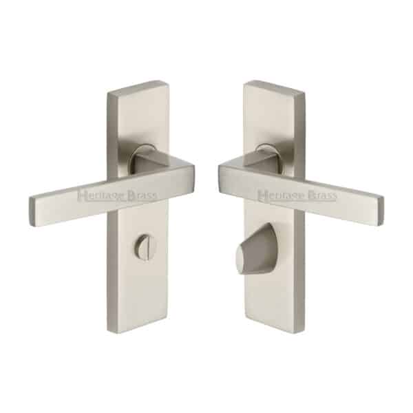 Heritage Brass EPR Edge Pull Cabinet Handle 200mm Satin Chrome finish 1