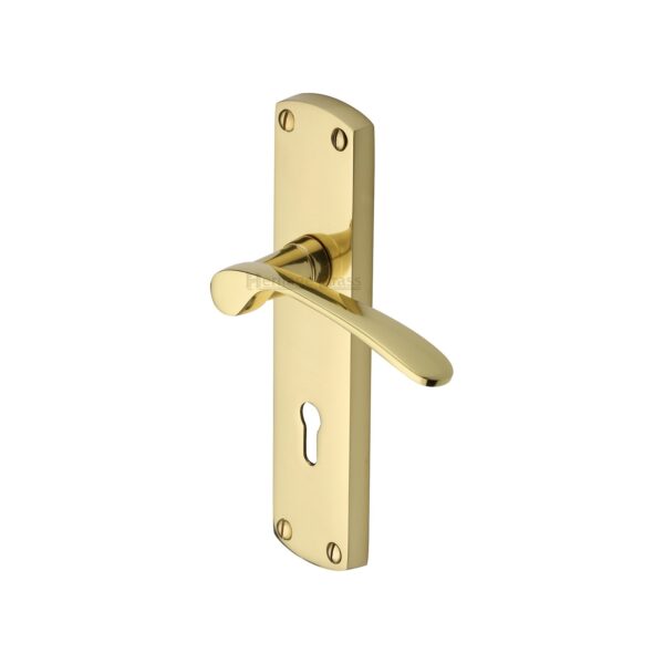 Heritage Brass EPR Edge Pull Cabinet Handle 50mm Satin Brass finish 1