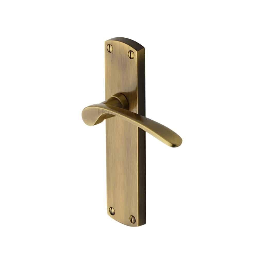 Heritage Brass EPT Edge Pull Cabinet Handle 100mm Matt Black finish 1