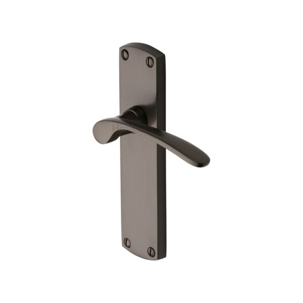 Heritage Brass EPT Edge Pull Cabinet Handle 100mm Matt Bronze finish 1