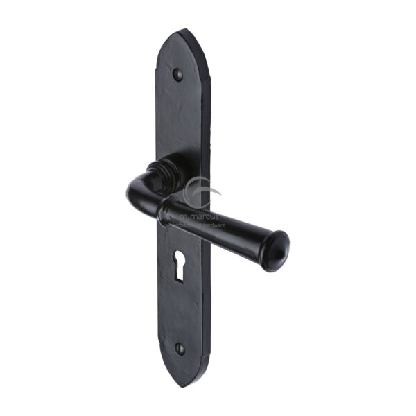 Heritage Brass Door Handle Lever Latch Hilton Design Mayfair Finish 1