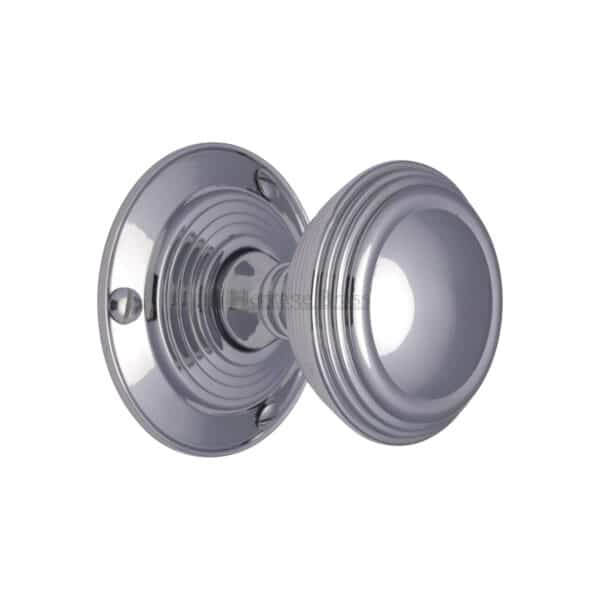 Heritage Brass Ring Knocker Polished Chrome finish 1