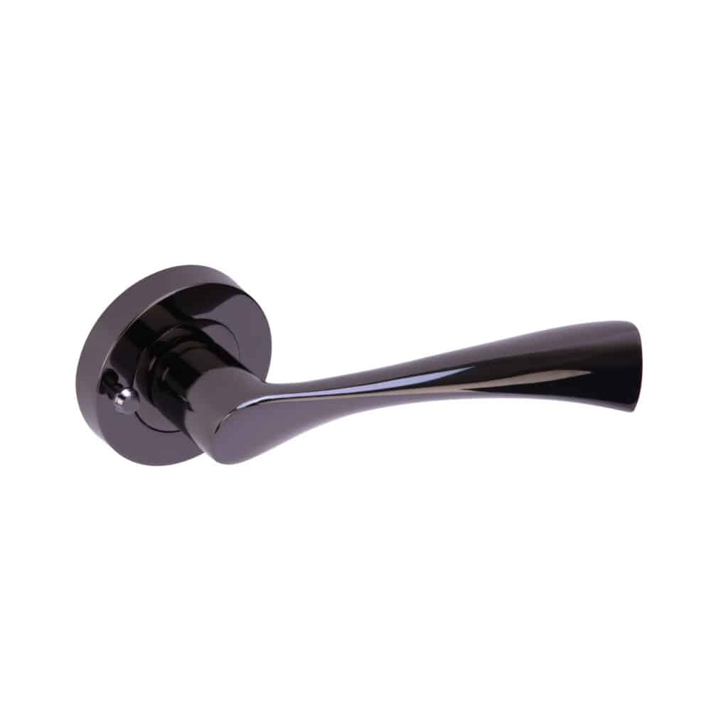 Single towel rail 60cm BLK finish 1