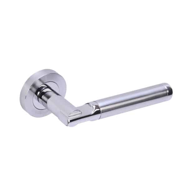 Alexander & Wilks - Heavy Pattern Solid Brass Cabinet Butt Hinge - Satin Chrome - 2.5" 1