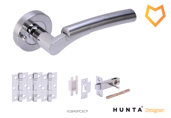 Alexander & Wilks - Architectural Handrail Bracket - Satin Chrome 1