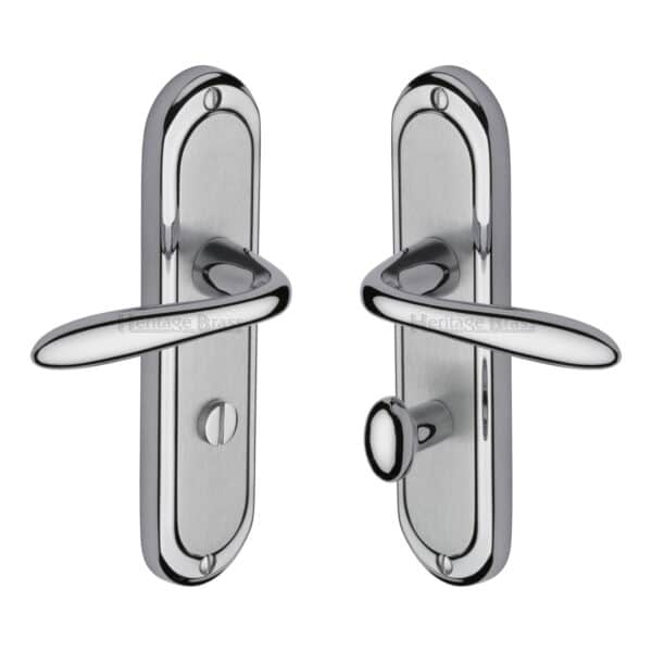 Heritage Brass Door Knocker Polished Nickel finish 1